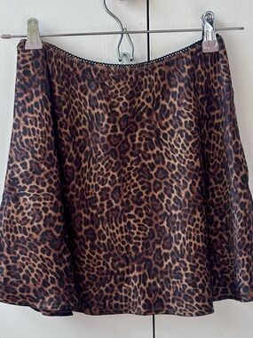 NWT Girl’s Gap Leopard Print A-Line Skirt